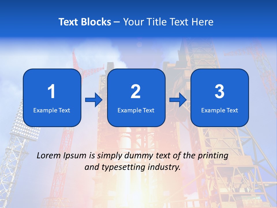 Flight Countdown Cosmonaut PowerPoint Template