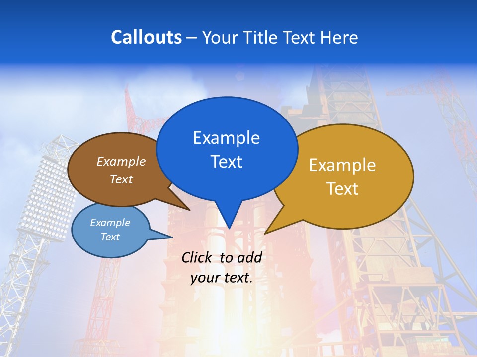 Flight Countdown Cosmonaut PowerPoint Template