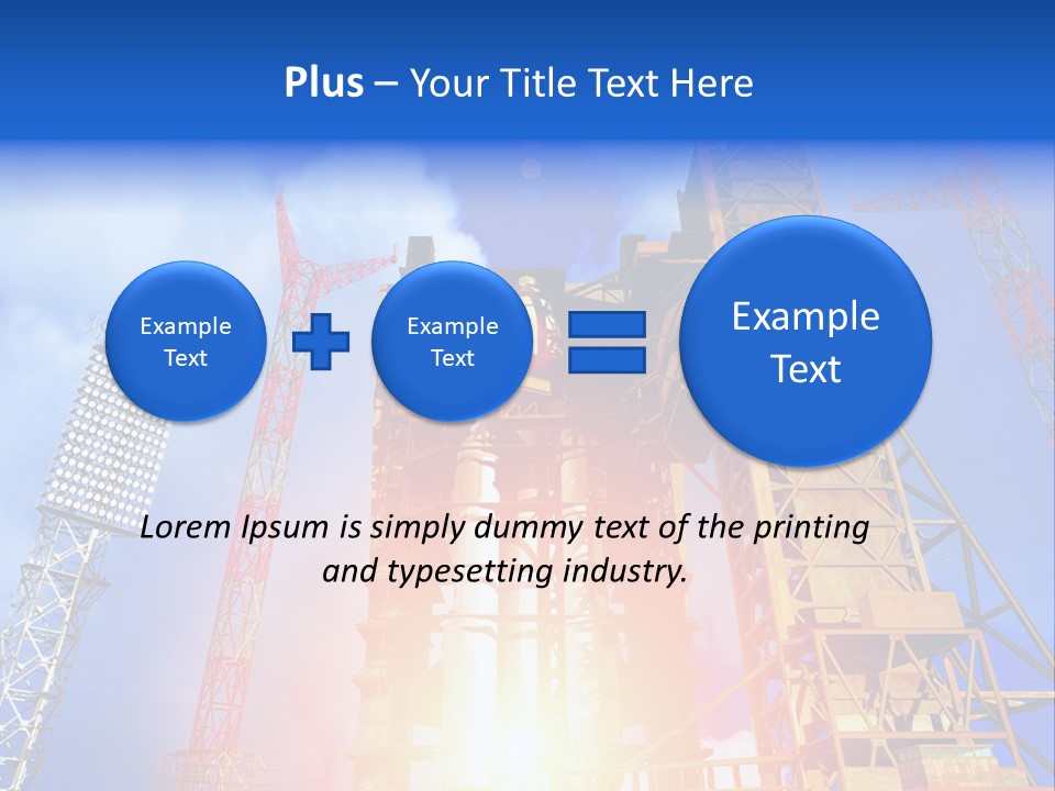 Flight Countdown Cosmonaut PowerPoint Template