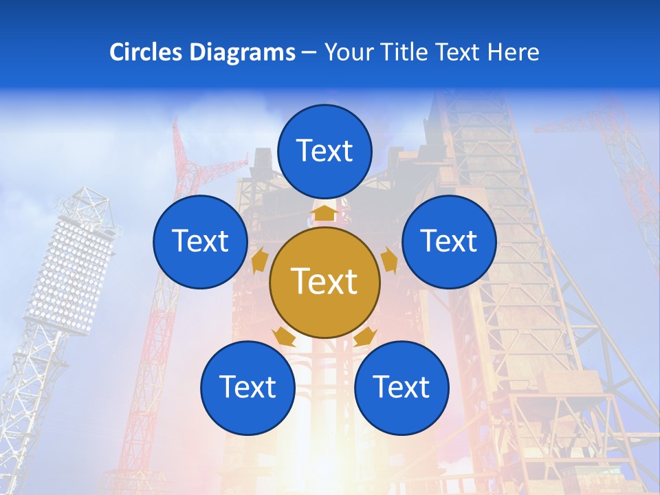 Flight Countdown Cosmonaut PowerPoint Template