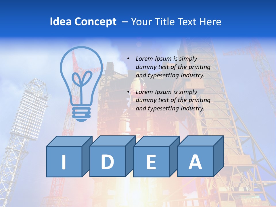 Flight Countdown Cosmonaut PowerPoint Template