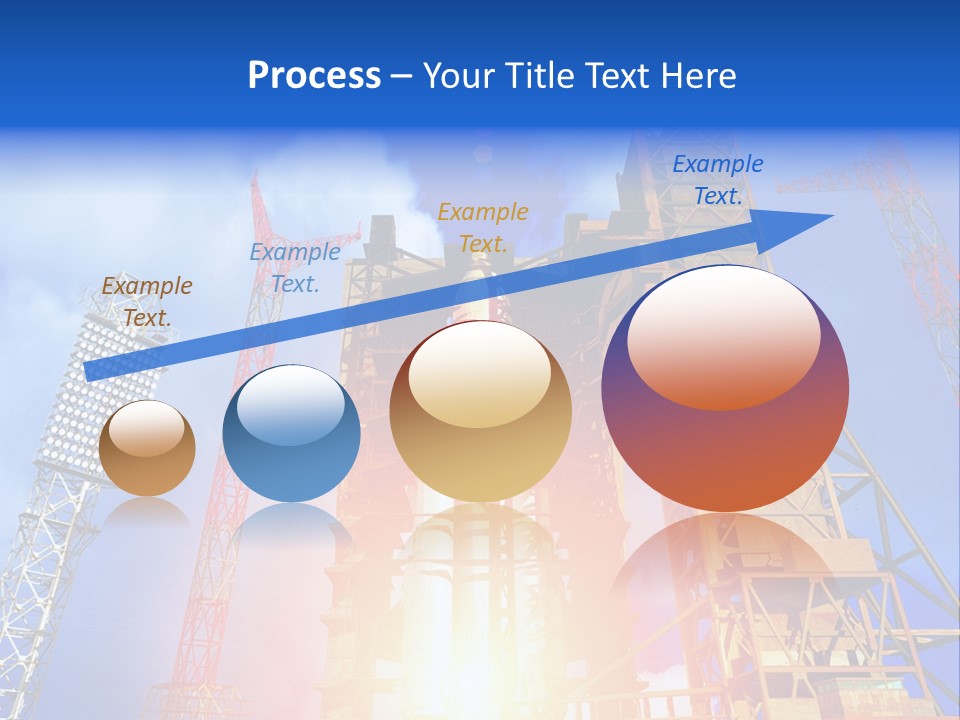 Flight Countdown Cosmonaut PowerPoint Template