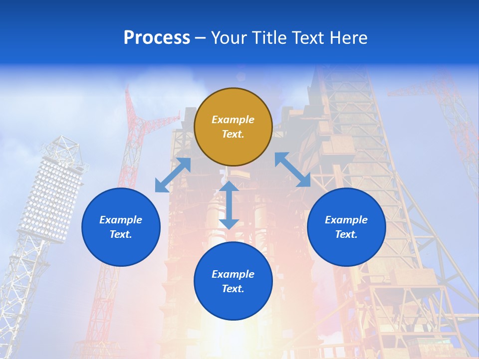 Flight Countdown Cosmonaut PowerPoint Template