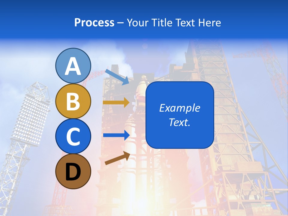 Flight Countdown Cosmonaut PowerPoint Template