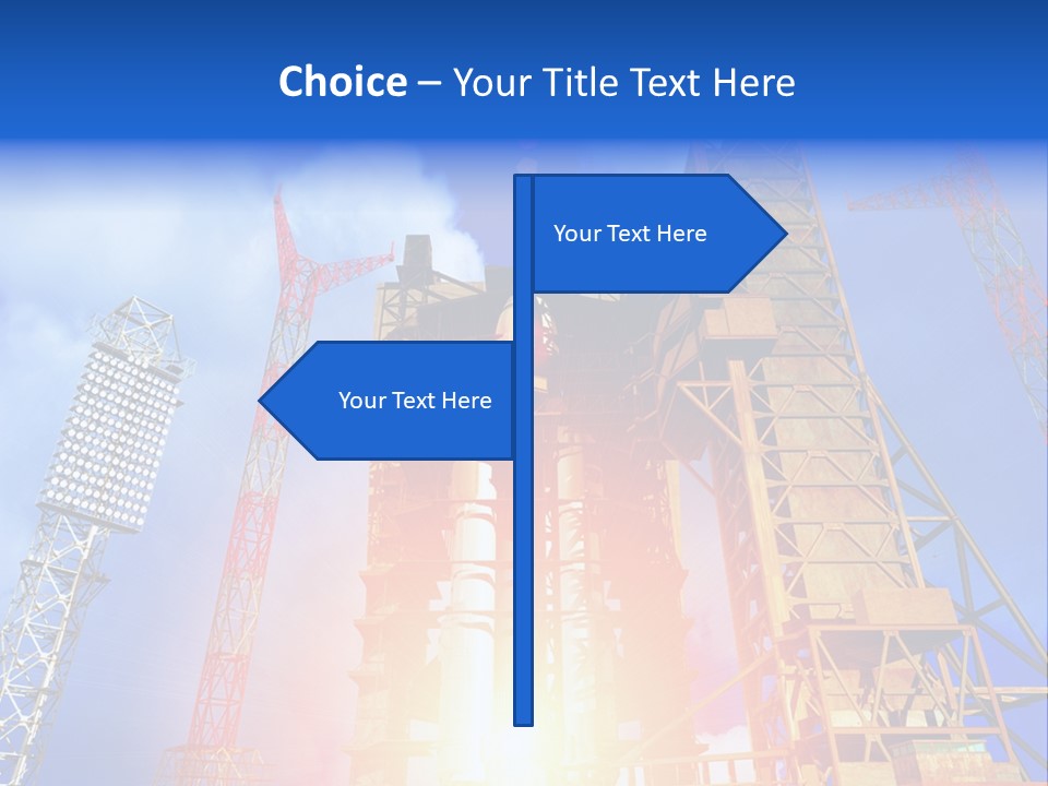 Flight Countdown Cosmonaut PowerPoint Template