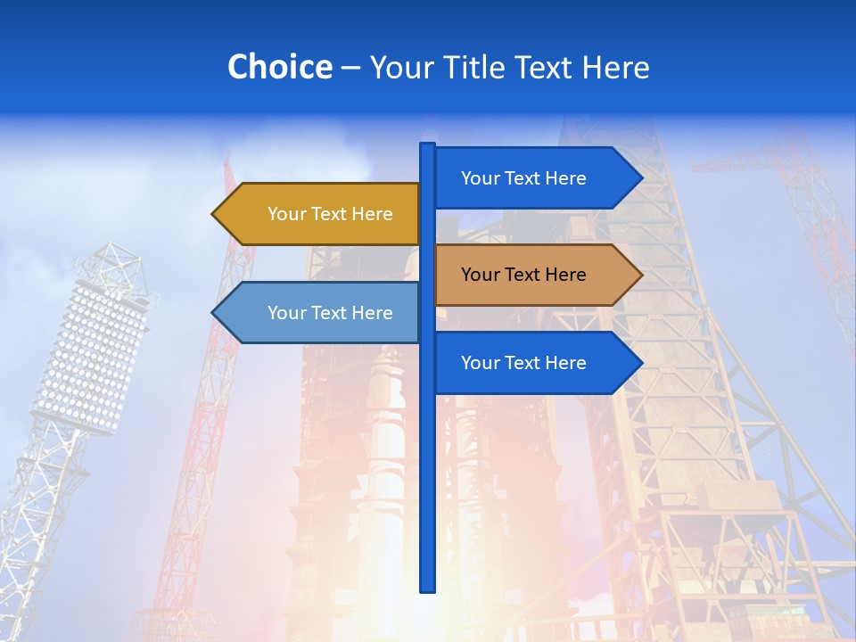 Flight Countdown Cosmonaut PowerPoint Template