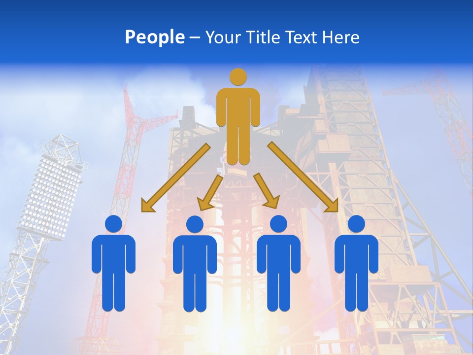 Flight Countdown Cosmonaut PowerPoint Template