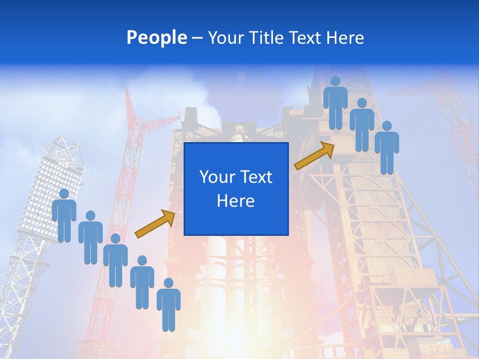 Flight Countdown Cosmonaut PowerPoint Template