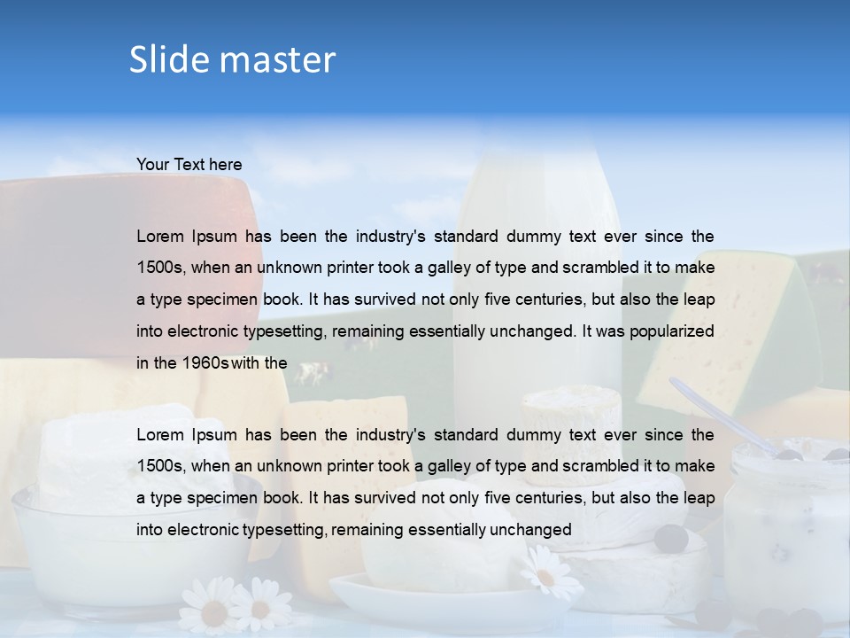Container Product Dinning PowerPoint Template