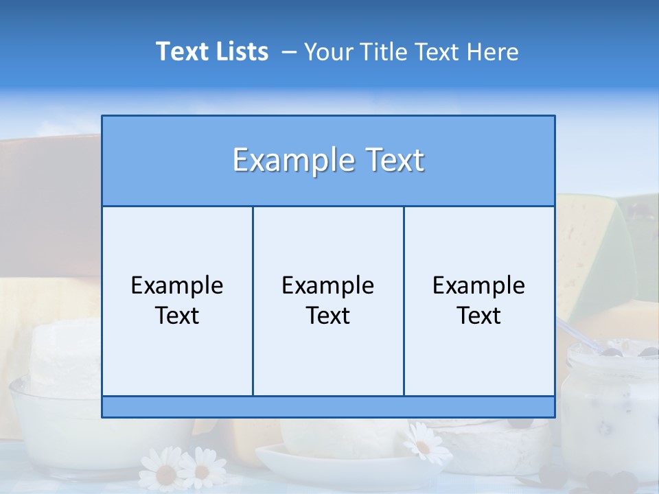 Container Product Dinning PowerPoint Template