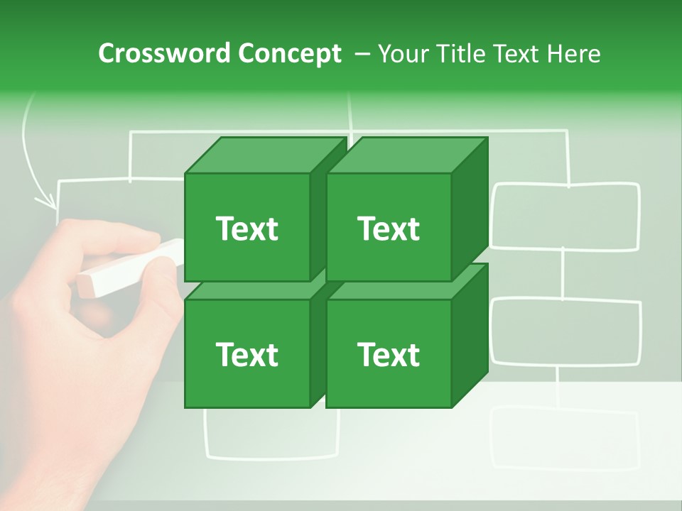 Diagram Chalk Point PowerPoint Template