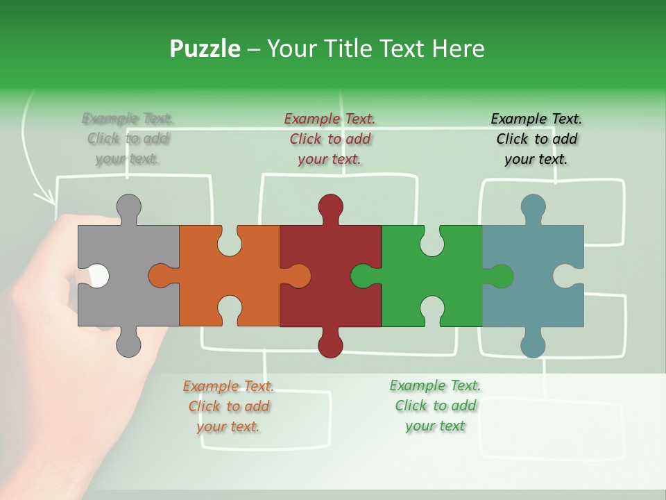 Diagram Chalk Point PowerPoint Template