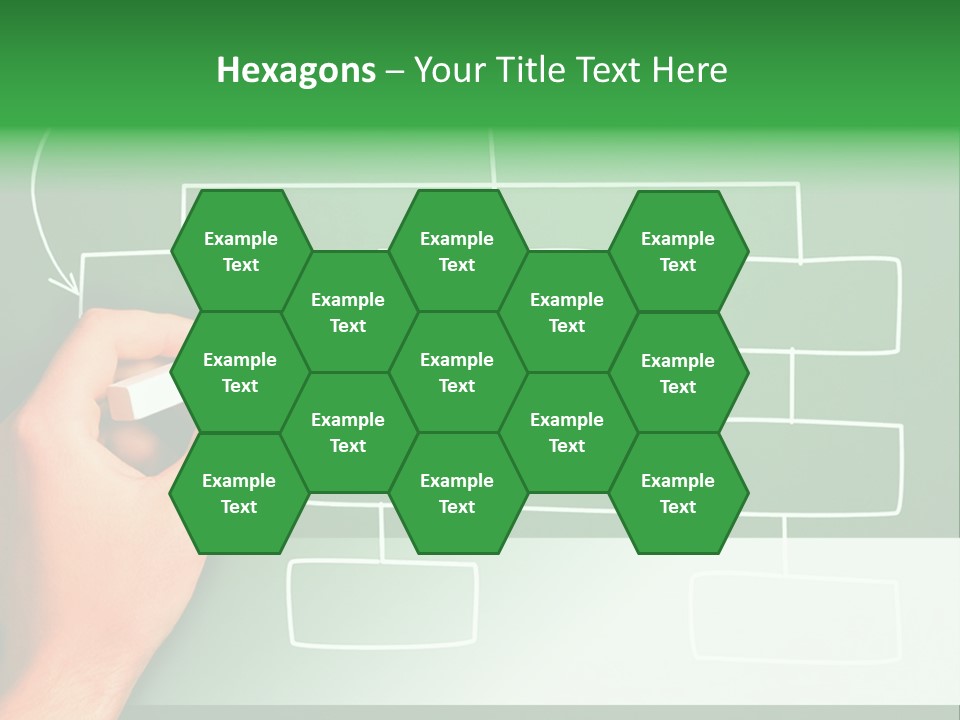Diagram Chalk Point PowerPoint Template