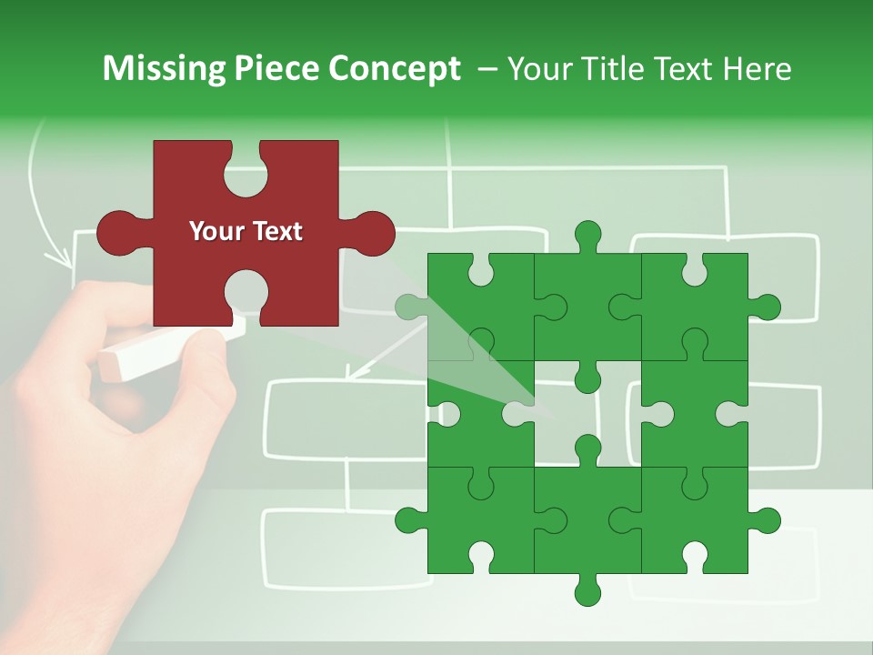 Diagram Chalk Point PowerPoint Template