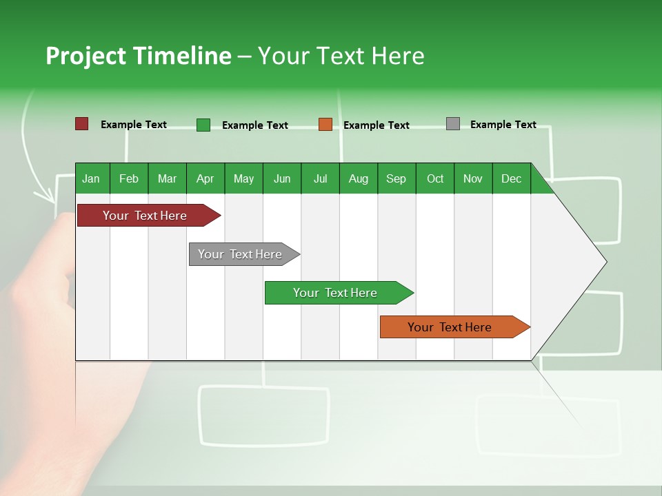Diagram Chalk Point PowerPoint Template