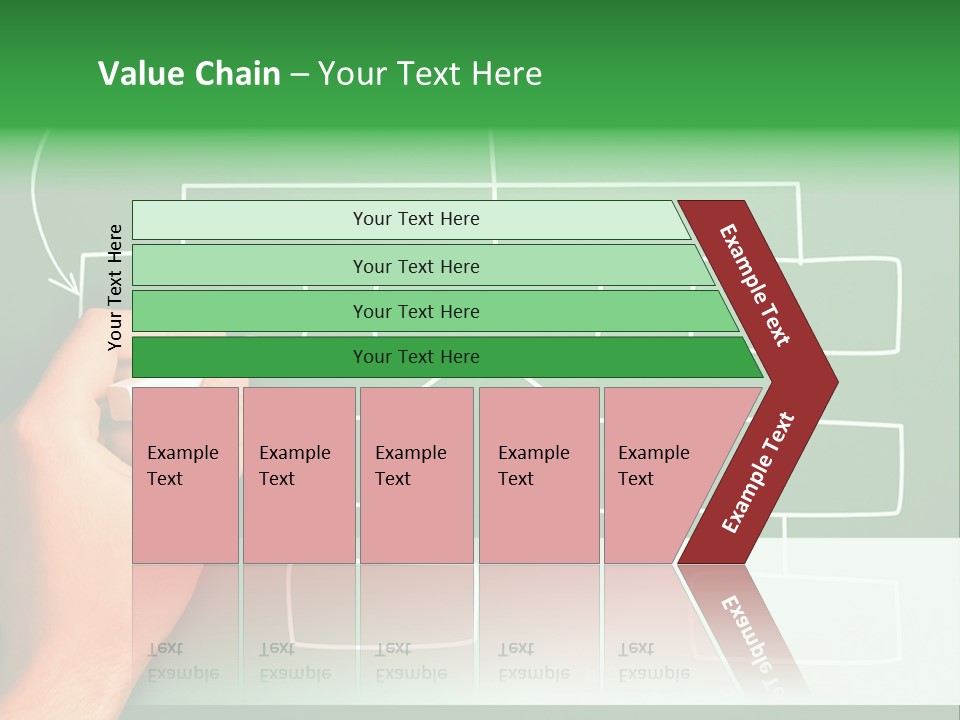 Diagram Chalk Point PowerPoint Template