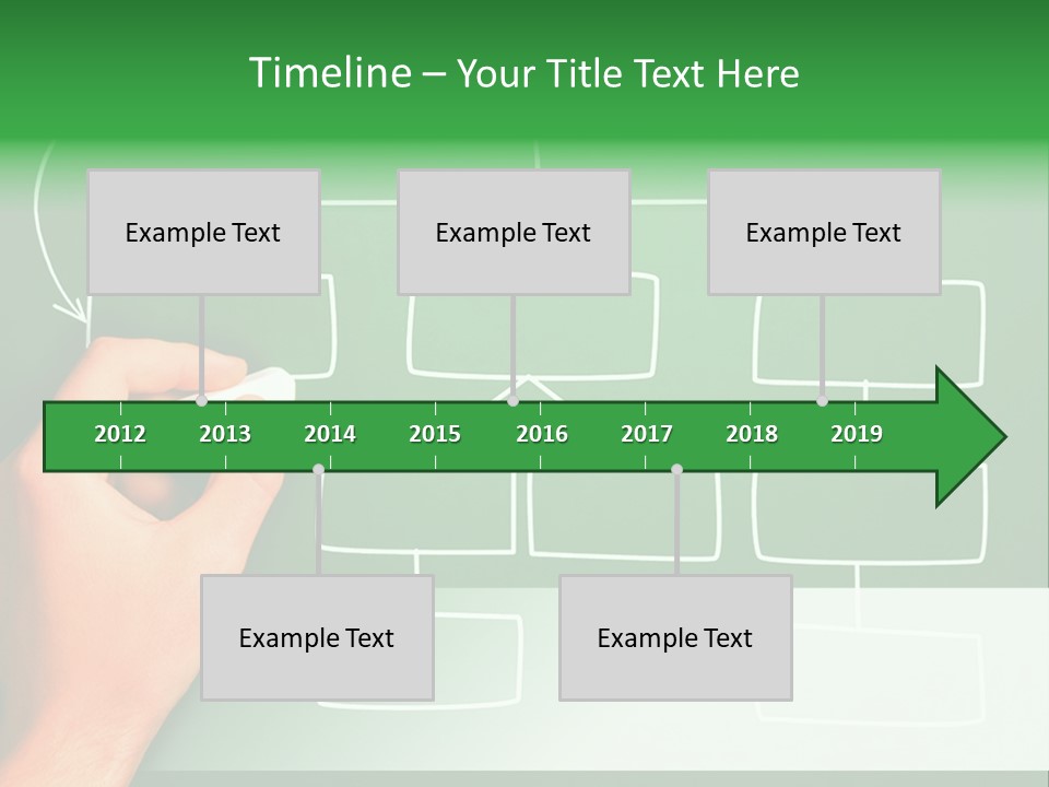 Diagram Chalk Point PowerPoint Template