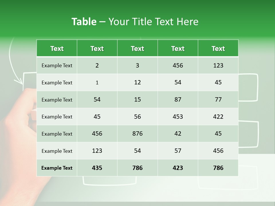 Diagram Chalk Point PowerPoint Template