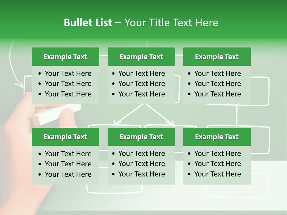 Diagram Chalk Point PowerPoint Template