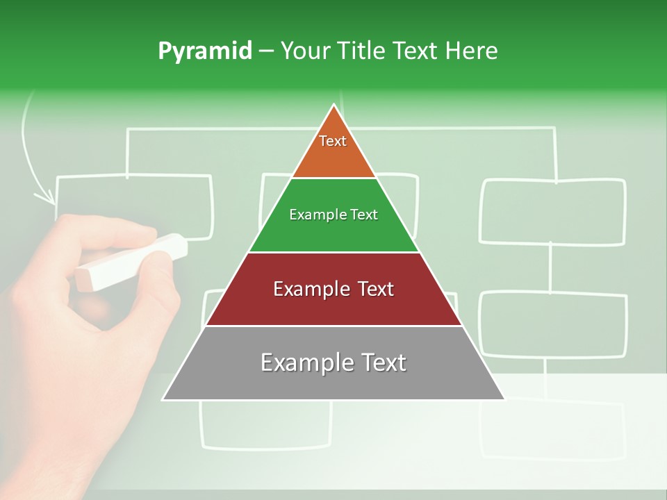 Diagram Chalk Point PowerPoint Template