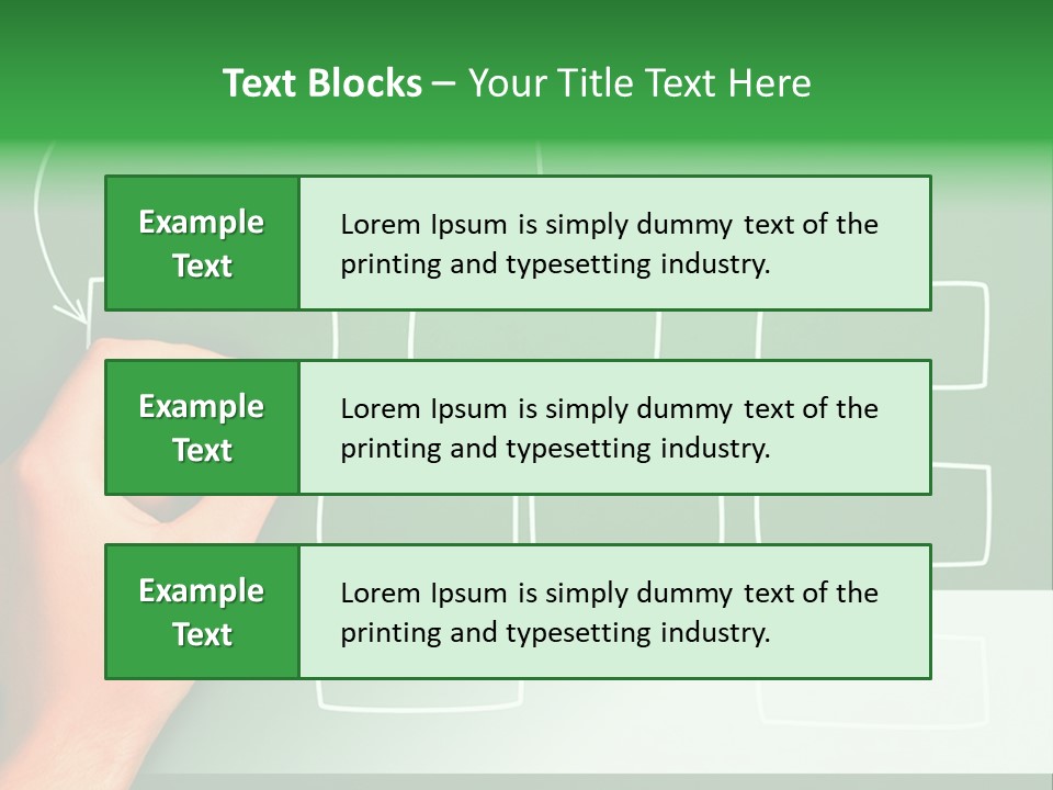 Diagram Chalk Point PowerPoint Template