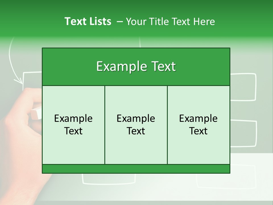 Diagram Chalk Point PowerPoint Template