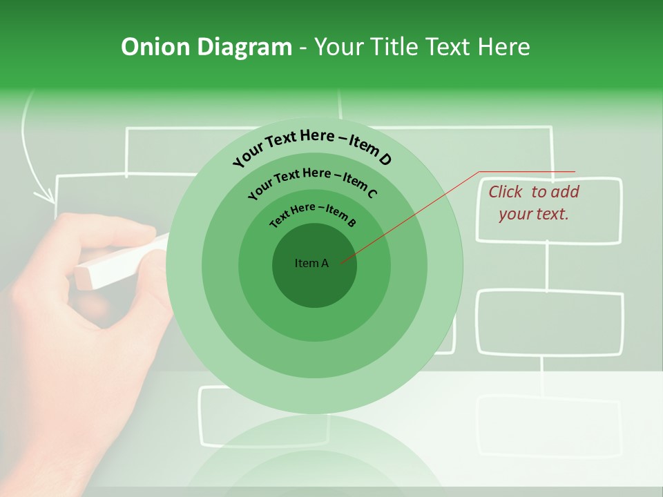 Diagram Chalk Point PowerPoint Template