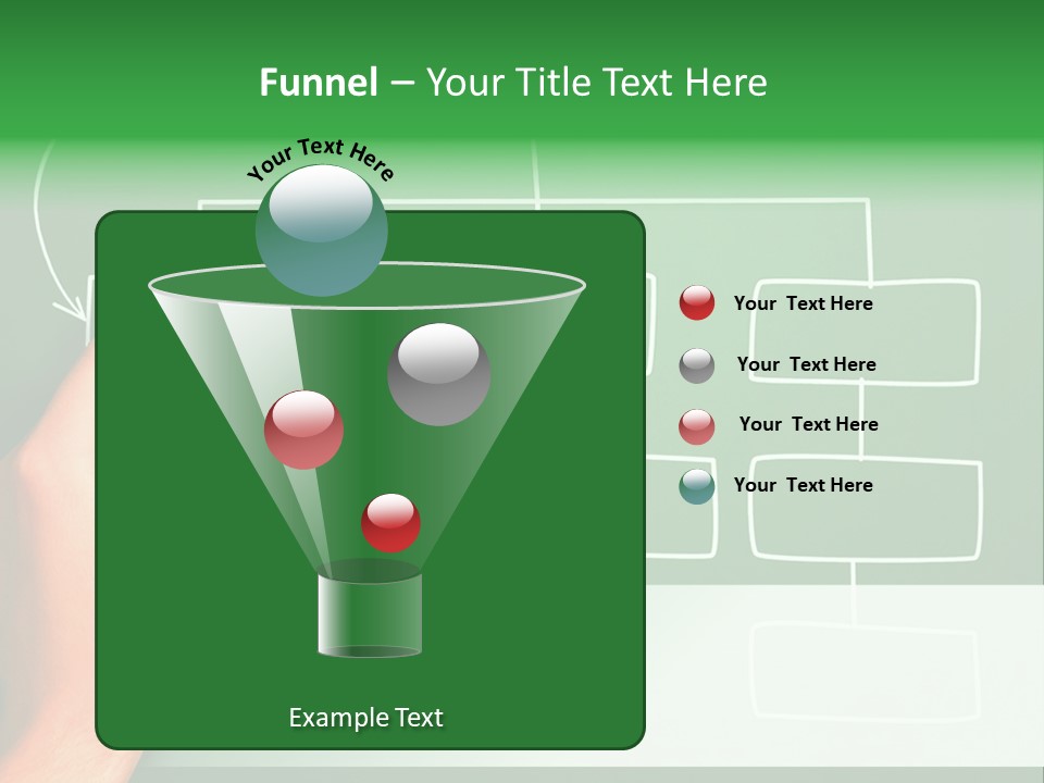 Diagram Chalk Point PowerPoint Template