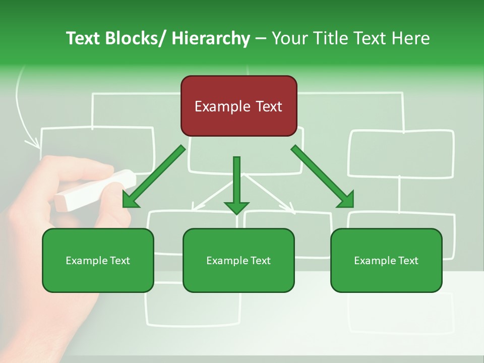 Diagram Chalk Point PowerPoint Template