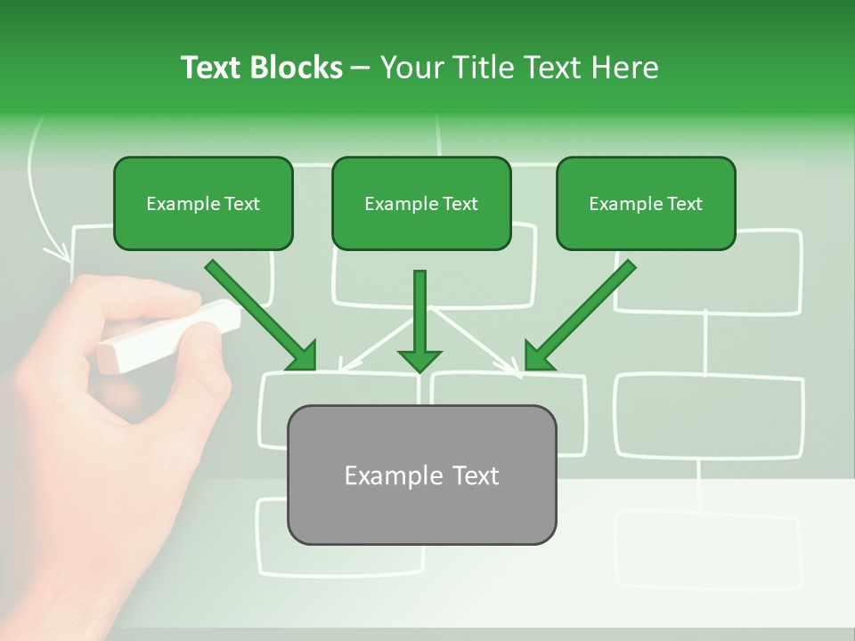 Diagram Chalk Point PowerPoint Template