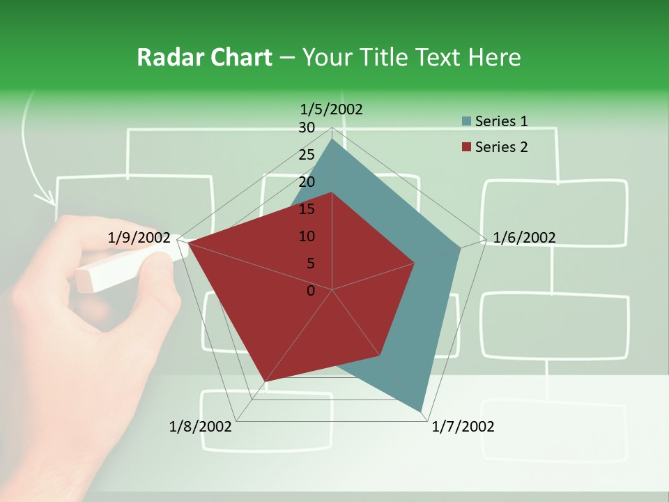 Diagram Chalk Point PowerPoint Template