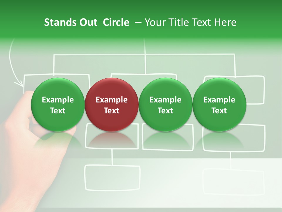 Diagram Chalk Point PowerPoint Template