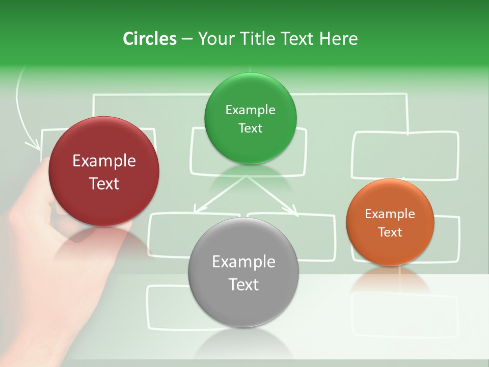 Diagram Chalk Point PowerPoint Template