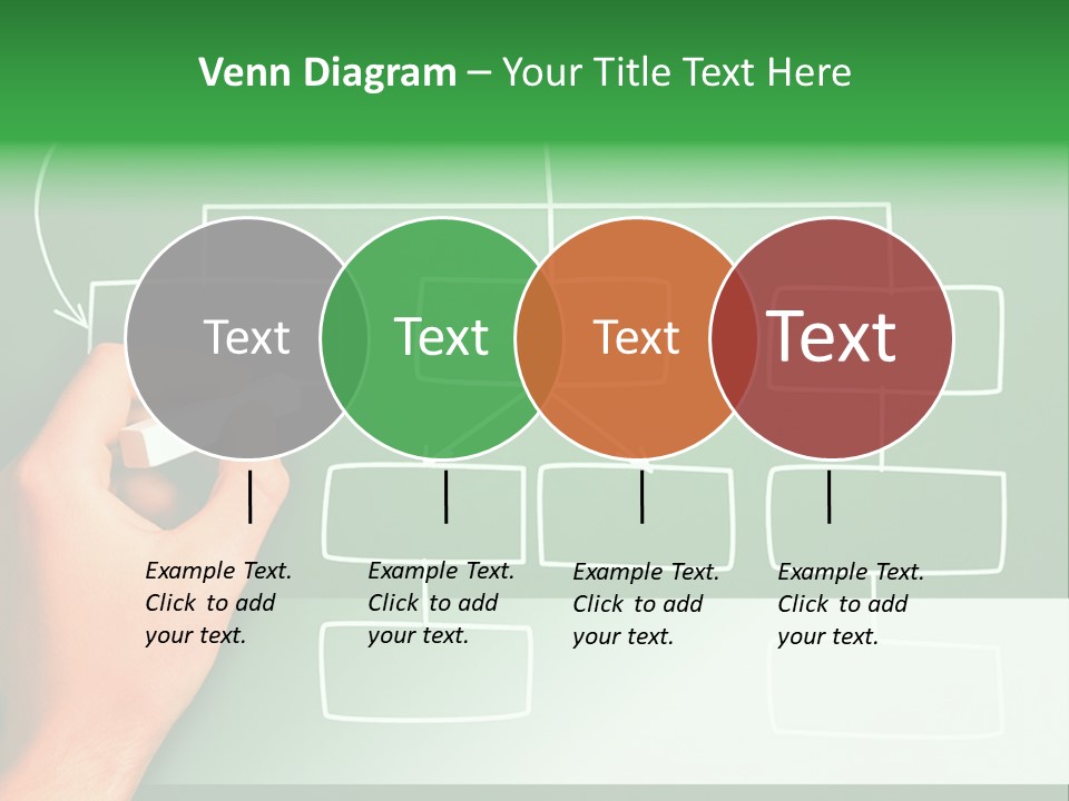 Diagram Chalk Point PowerPoint Template