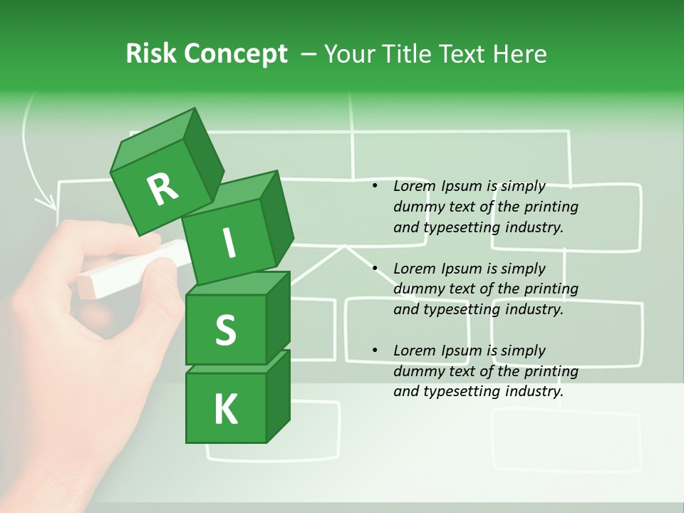 Diagram Chalk Point PowerPoint Template