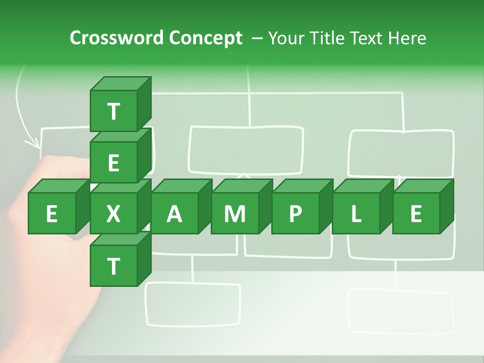 Diagram Chalk Point PowerPoint Template