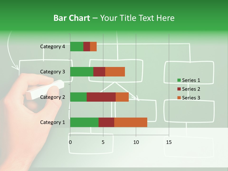 Diagram Chalk Point PowerPoint Template