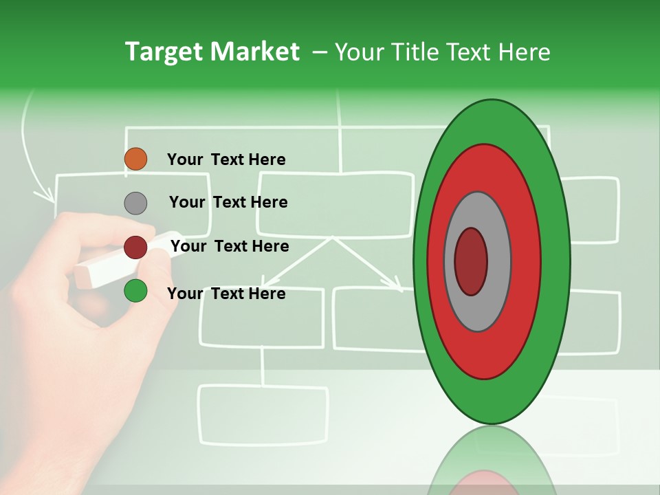 Diagram Chalk Point PowerPoint Template