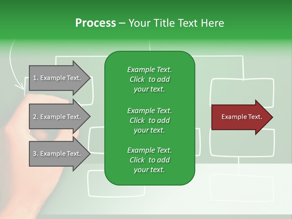 Diagram Chalk Point PowerPoint Template
