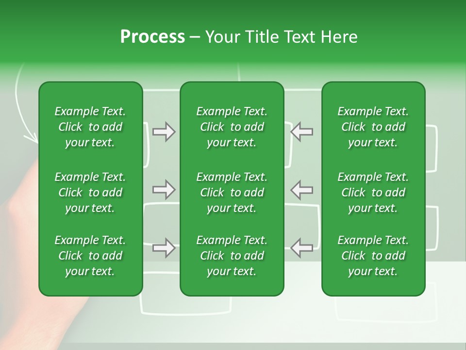 Diagram Chalk Point PowerPoint Template