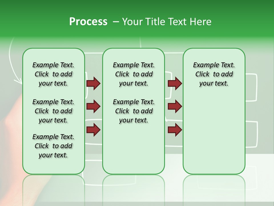 Diagram Chalk Point PowerPoint Template