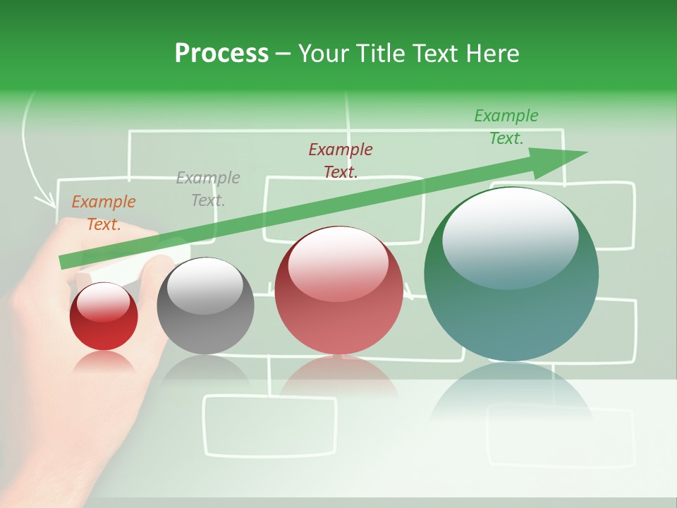 Diagram Chalk Point PowerPoint Template