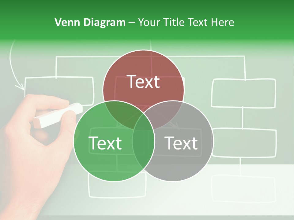 Diagram Chalk Point PowerPoint Template