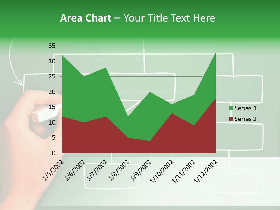 Diagram Chalk Point PowerPoint Template