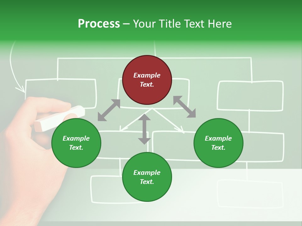 Diagram Chalk Point PowerPoint Template