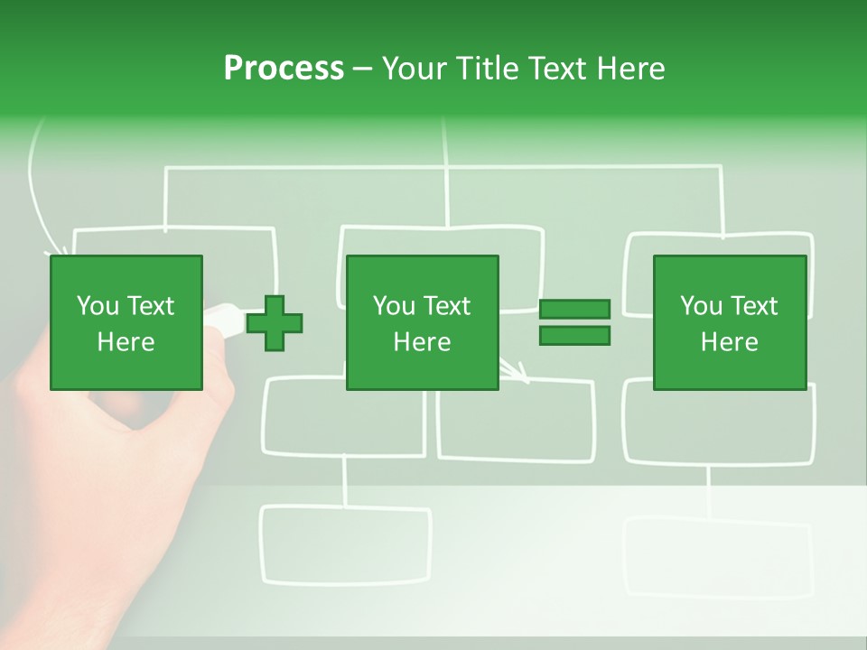 Diagram Chalk Point PowerPoint Template