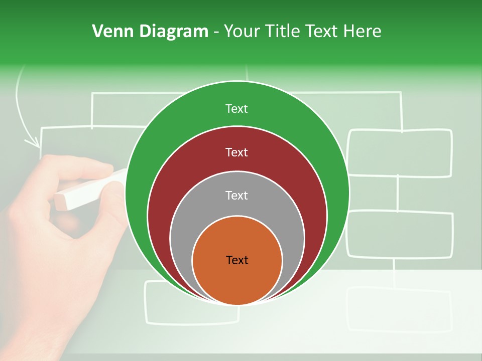 Diagram Chalk Point PowerPoint Template
