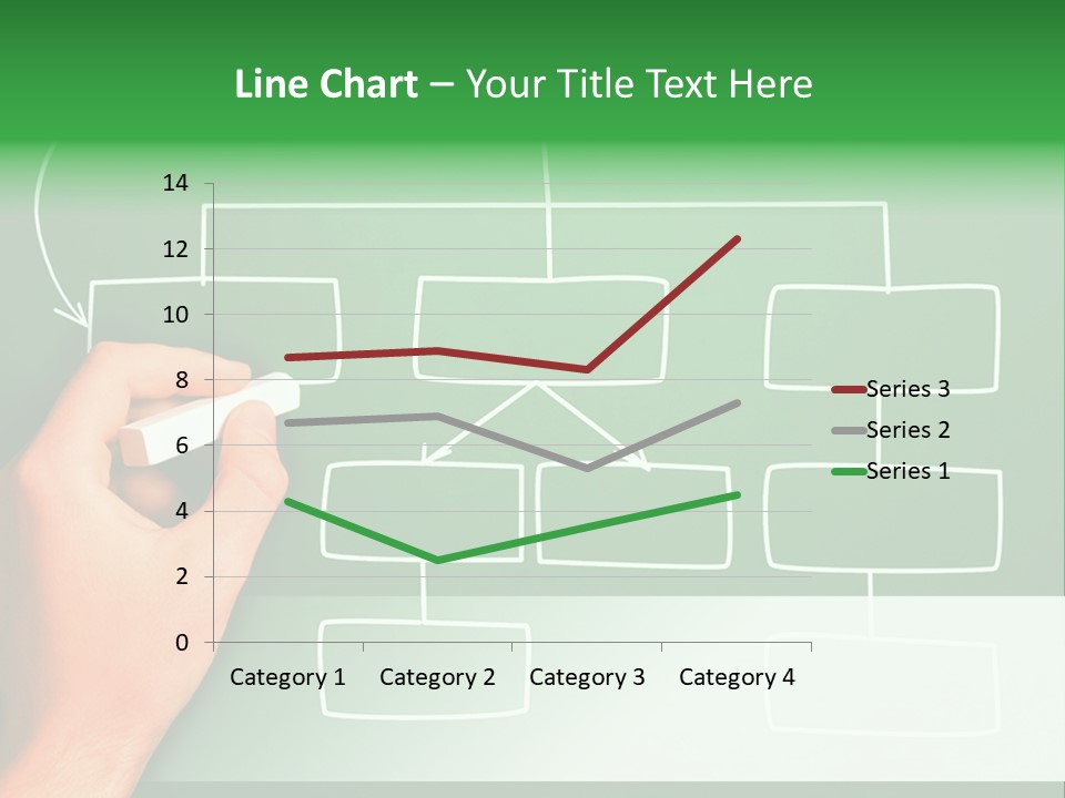 Diagram Chalk Point PowerPoint Template