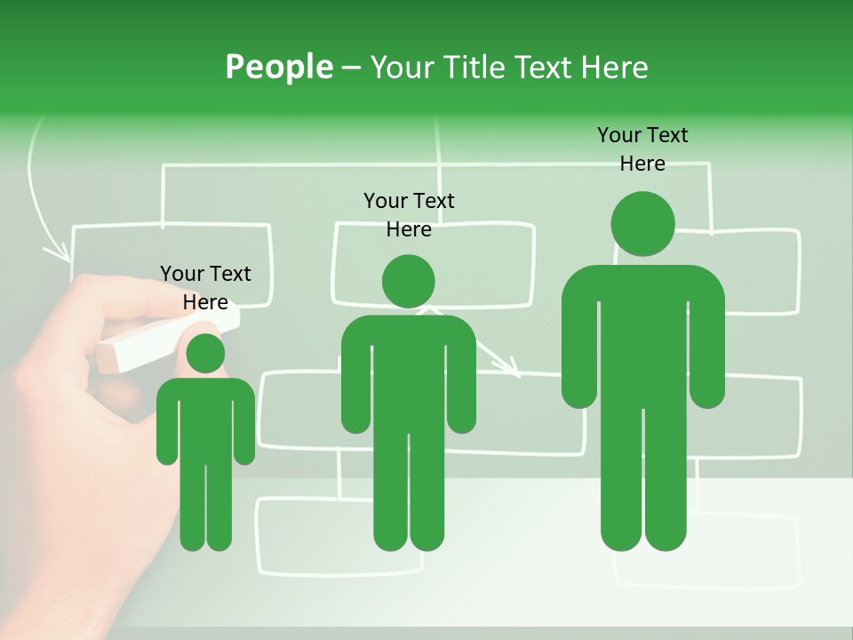 Diagram Chalk Point PowerPoint Template