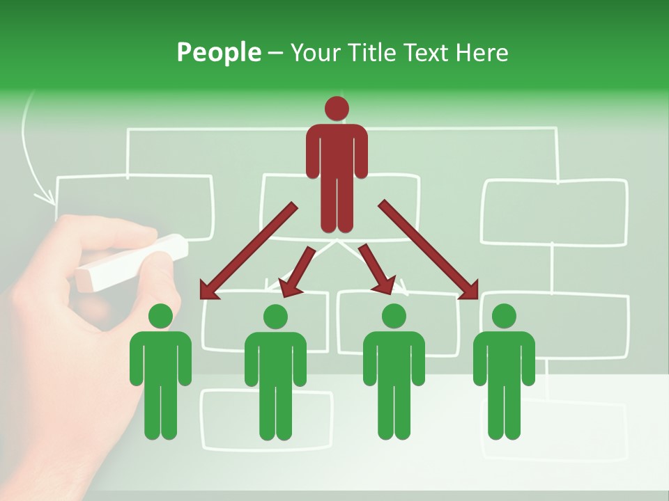 Diagram Chalk Point PowerPoint Template